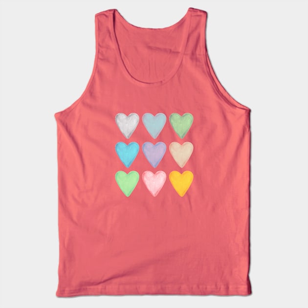Lots of Hearts Tank Top by ThePawPrintShoppe